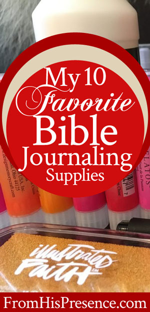 My Favorite Bible Journaling Supplies!