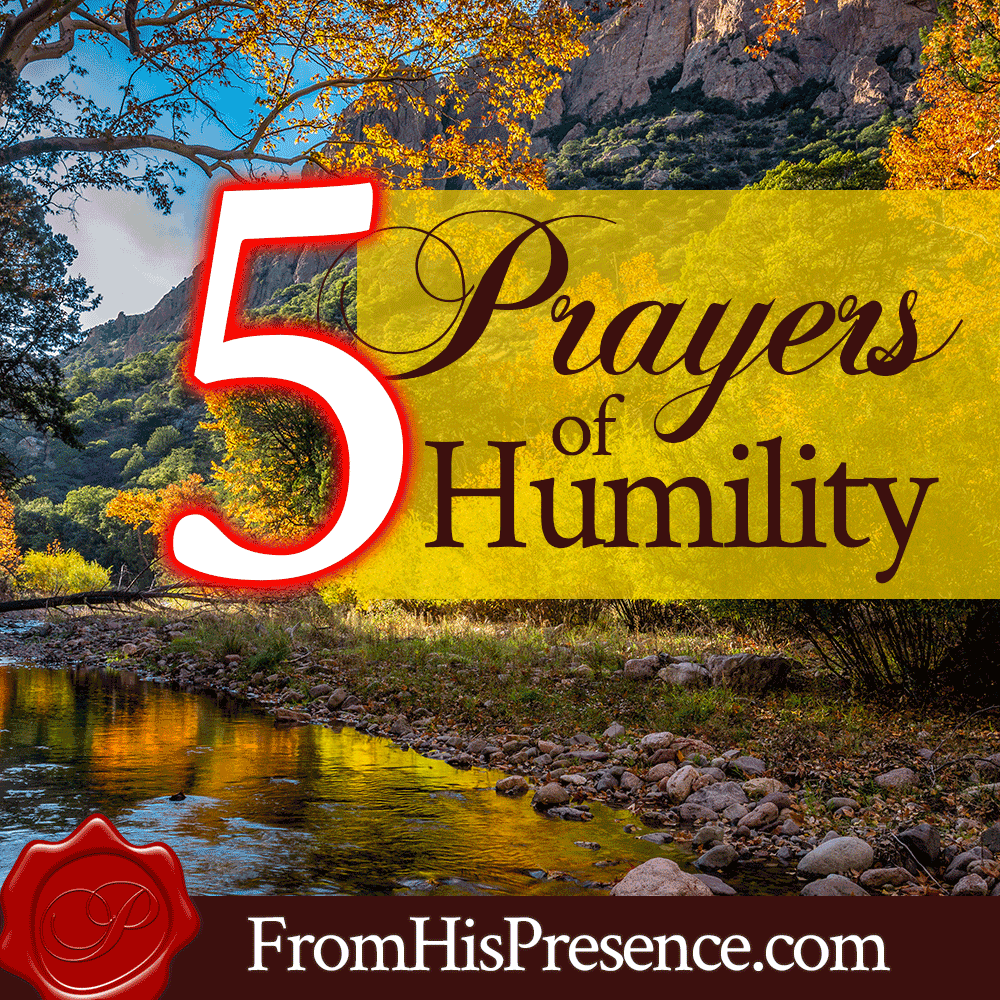 5-Prayers-of-Humility-Insta-slideshow-cover - From His Presence®